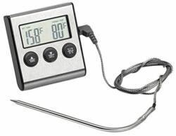 Digitális sütőhőmérő, beszúrós konyhai hőmérő