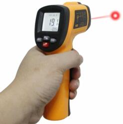  Lézeres infra hőmérő pisztoly -50 +550°C digitális LCD kijelzővel