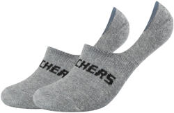 Skechers Șosete Femei 2PPK Mesh Ventilation Footies Socks Skechers Gri 43 / 46