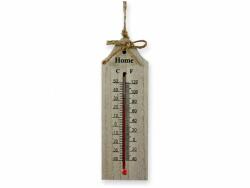  Hőmérő Home natúr akasztós 22cm 03367 - Hőmérő