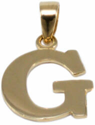 Ékszershop Fényes "G" betű arany medál (1281313)