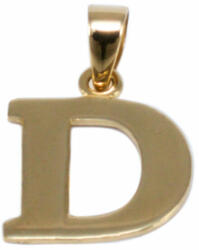 Ékszershop Fényes "D" betű arany medál (1281311)