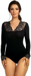 Hamana Tiana luxusbody, fekete, csipkés, XL
