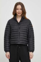 Save The Duck rövid kabát női, fekete, átmeneti - fekete L - answear - 57 990 Ft