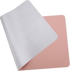 BUBM Mouse Pad Protectie Birou, 90 x 45 cm, Bumb Desktop Pad XL, Impermeabil, Pink - Silver (TD-BGZD-RL-PINK)