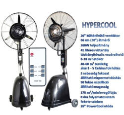 HyperCool 66cm távirányítós párásító ventilátor