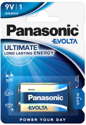 Panasonic Baterie 6lr61 Blister 1 Buc Panasonic Evolta (pan-6lr61ev)