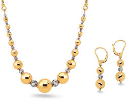Heratis Forever Arany gyöngyös nyaklánc és fülbevaló szett IZ30381S