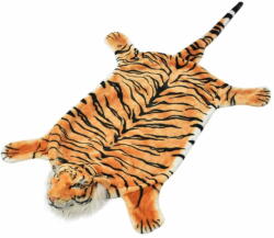 vidaXL barna plüss tigris szőnyeg 144 cm 80168