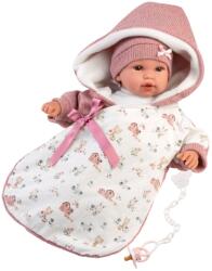 Llorens Llorens: Újszülött 36cm-es baba hanggal, hálózsákkal (63650) - jatekshop