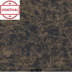 Ravena Munira kék-barna-szürke beton, márvány mintás fényes tapéta 102311-5