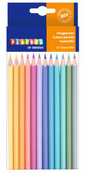 Playbox PlayBox: Pasztell háromszögletes színes ceruza szett 12db-os (2472076) - jatekshop