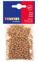 Playbox PlayBox: Arany kerek gyöngy szett 300 db-os (2472098)