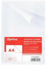 Optima Mapa protectie "L" pentru documente A4, 90 microni, 50/set, Optima - cristal (OP-504009000)