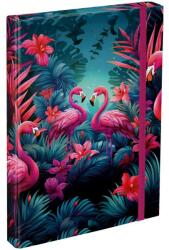 Baagl BAAGL Flamingók A4-es füzetbox
