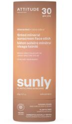 ATTITUDE Sunly Tinted Face Stick fényvédő FF 30 - 20 g