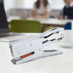 Rapesco Tűzőgép, kézi, 24/8, 45 lap, fém, RAPESCO "Porpoise ONE", ezüst (IR1626) - bestoffice