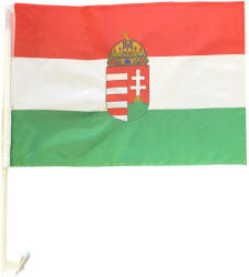  Magyarország zászló autós koronás