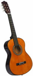 vidaXL klasszikus hársfa gitár kezdőknek és gyerekeknek 1/2 34" 70128