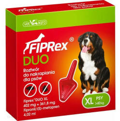Fiprex Duo XL 40kg-tól rácsepegtető oldat kutyáknak 1x