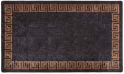 vidaXL fekete és arany csúszásmentes mosható szőnyeg 190 x 300 cm 337932