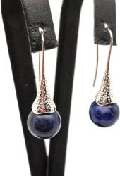 R. M. ékszer Fülbevaló golyó szodalit mintás kürt 10mm (087896)