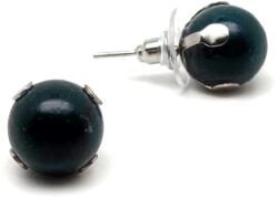 R. M. ékszer Fülbevaló acél karmos heliotróp golyó 10mm (088201)