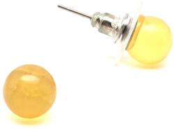 R. M. ékszer Ásvány fülbevalók Fülbevaló golyó kalcit narancs 7-8mm (087153)