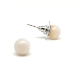 R. M. ékszer Fülbevaló golyó holdkő 8mm (087521)