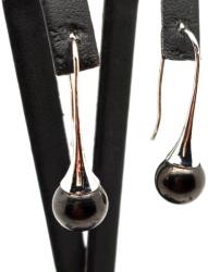 R. M. ékszer Fülbevaló golyó gagát kürt lógós 9-10mm (087746)