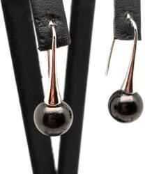 R. M. ékszer Fülbevaló golyó gagát kis kürt lógós 9-9, 5mm (087745)