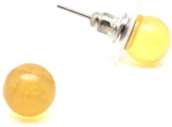 R. M. ékszer Fülbevaló golyó kalcit narancs 5-5, 5mm (087151)