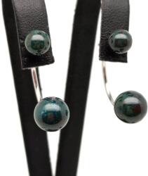 R. M. ékszer Fülbevaló golyó heliotróp dupla 6-8mm (087405)