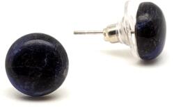 R. M. ékszer Ásvány fülbevalók Fülbevaló lencse szodalit 10mm (088152)
