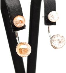 R. M. ékszer Fülbevaló ropp golyó arany aurakvarc dupla 6, 5-8, 5mm (087689)