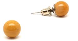 R. M. ékszer Fülbevaló golyó jáspis mookait 8mm (087268)