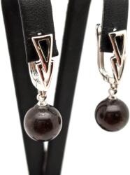 R. M. ékszer Fülbevaló golyó scapolit nyíl záras 10mm (088282)