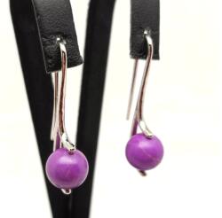 R. M. ékszer Fülbevaló golyó phosphosiderite ívelt lógó 10-10, 5mm (087752)