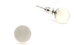 R. M. ékszer Fülbevaló matt golyó hegyikristály 8mm (087102)