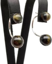 R. M. ékszer Fülbevaló golyó sólyomszem dupla 6, 5-8, 5mm (087876)