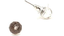 R. M. ékszer Fülbevaló fazettált golyó hegyikristály 7mm (087095)