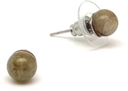 R. M. ékszer Fülbevaló golyó labradorit 10-10, 5mm (087615)
