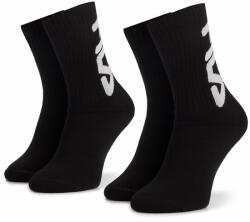 Fila 2 pár hosszú szárú unisex zokni Calza F9598 Fekete (Calza F9598)