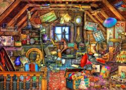 Bluebird Puzzle - Puzzle Stewart: Obiecte ascunse mansardă II - 500 piese Puzzle