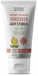  WoodenSpoon Fényvédő tej Mango Baby & Family SPF 50 (Sun Lotion) 150 ml