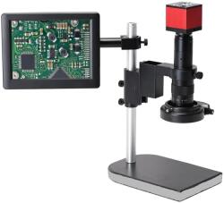 CE Contact Electric Microscop digital 130x, display 10 1080p, suport reglabil si lampa LED (microscopdigmon)