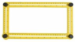 Rigla multi-unghiulara, ajustabila, 30x17.5 cm (00005055-IS) - mercaton
