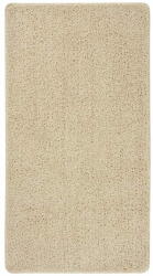 vidaXL krémszínű csúszásmentes bozontos szőnyeg 80 x 150 cm 340387