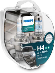 Philips Set 2 Becuri Far H4 60 55W 12V X-treme Vision Pro 150 Philips (12342XVPS2)