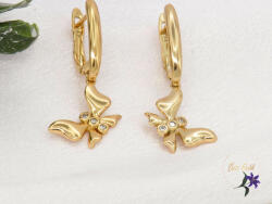 Xuping Bonita gold filled csüngős lepke fülbevaló-18K (F-812)